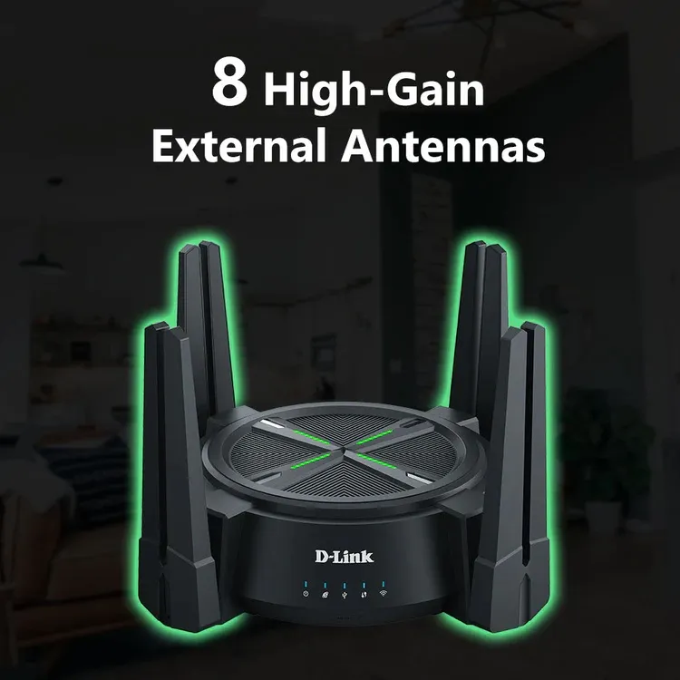 DIR-X6080Z AX6000 Multi Gigabit Wi-Fi 6 Router D-Link AX6000 Multi Gigabit Wi-Fi 6 Router ; ; Beamforming 8 Antennas ; Next-Gen 6000Mbps Speeds ; OFDMA & MU-MIMO ; High Speed Internet (HSI) , IPTV and OTT ; 2.5G Multi-Gigabit Port  ; TR069 Remote Access | DIR-X6080Z