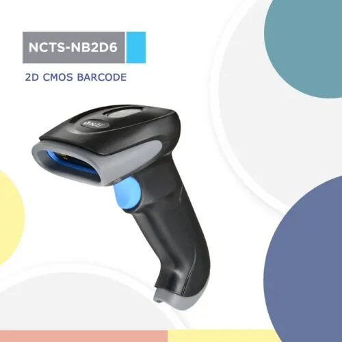 NB2D6 Wired Handheld Barcode Scanner CMOS Sensor NCTS-NB2D6 1D/2D Wired Handheld Barcode Scanner – CMOS Sensor, Multi-Language Support, USB Interface, Adjustable Work Modes, 3mil Resolution, 60FPS Decoding Speed, Wide Application for Retail, Logistics, and More