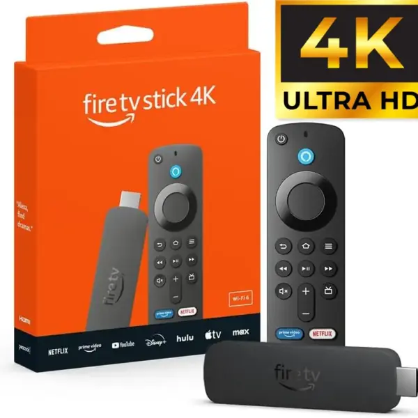 FIRETV-STICK-4K AI-powered Amazon Fire TV Stick 4K Amazon Fire TV Stick 4K (newest model) with AI-powered Fire TV Search, Wi-Fi 6, stream over 1.5 million movies and shows, free & live TV