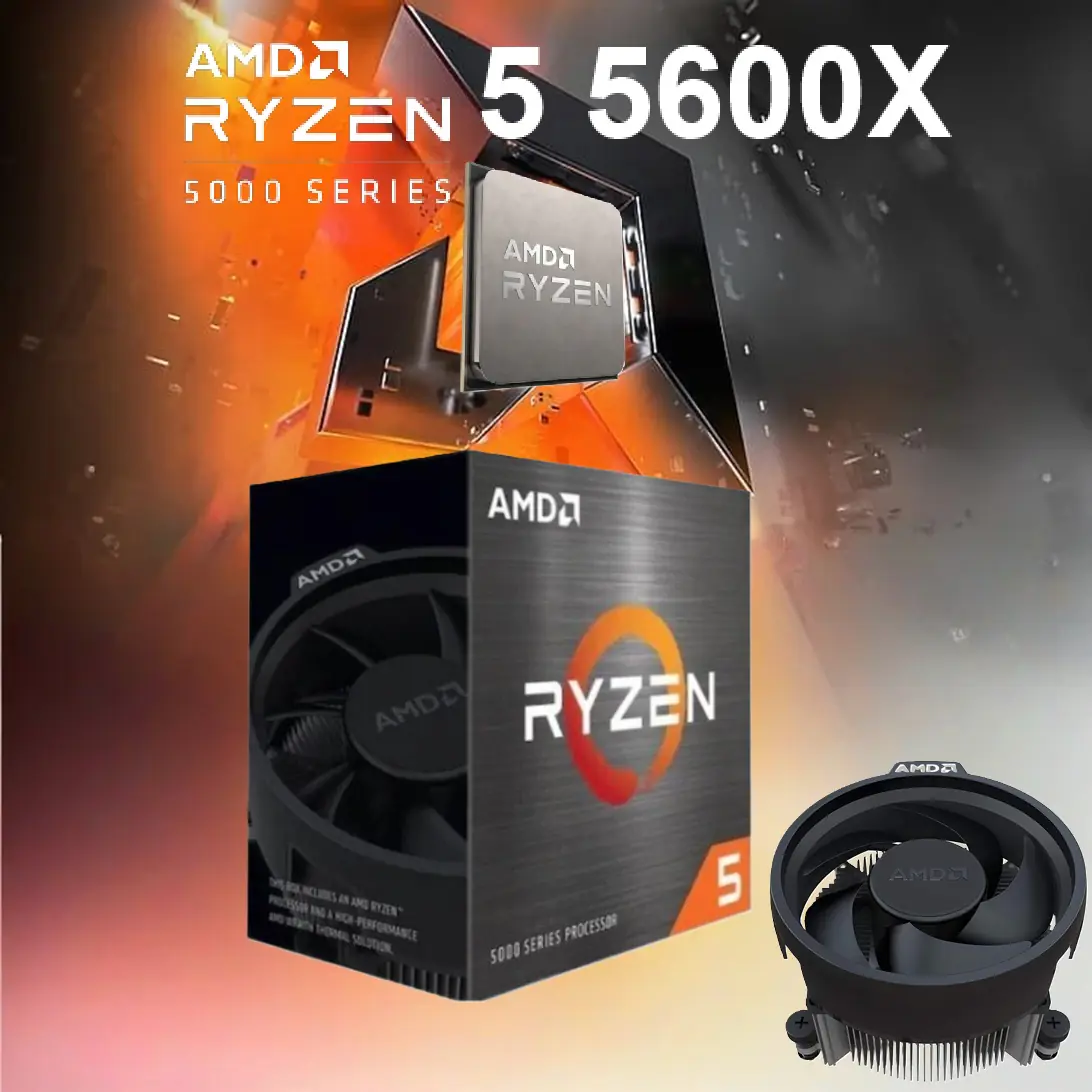 1738851356082 RYZEN5-5600X CPU AMD Ryzen 5 5600X Ryzen 5 5000 Series AMD Ryzen 5 5600X - Ryzen 5 5000 Series Vermeer (Zen 3) 6-Core 3.7 GHz Socket AM4 65W ; None Integrated Graphics Desktop Processor with Wraith Stealth Cooler | BRAND-NEW BOXED
