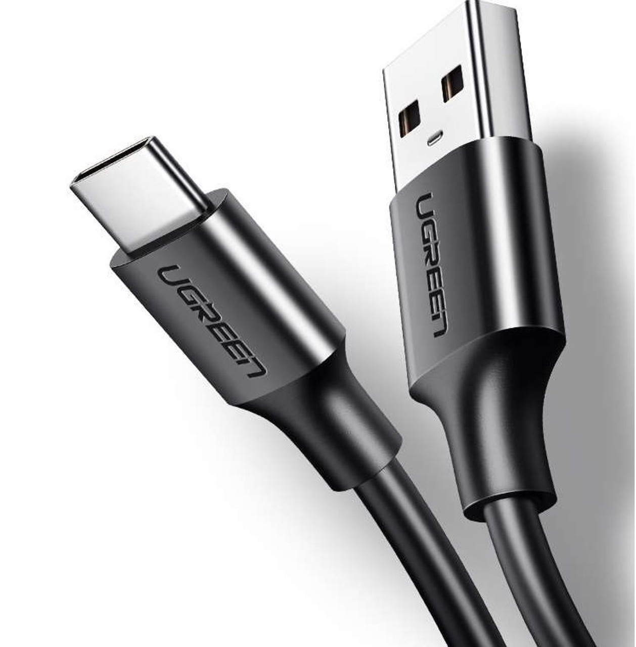 UGREEN USB-A to USB-C Fast Charging 1M Cable, 3A Charging Speed, 480Mbps Data Transfer, Durable Nylon Braided, Compact & Tangle-Free, Universal Compatibility for USB-C Devices