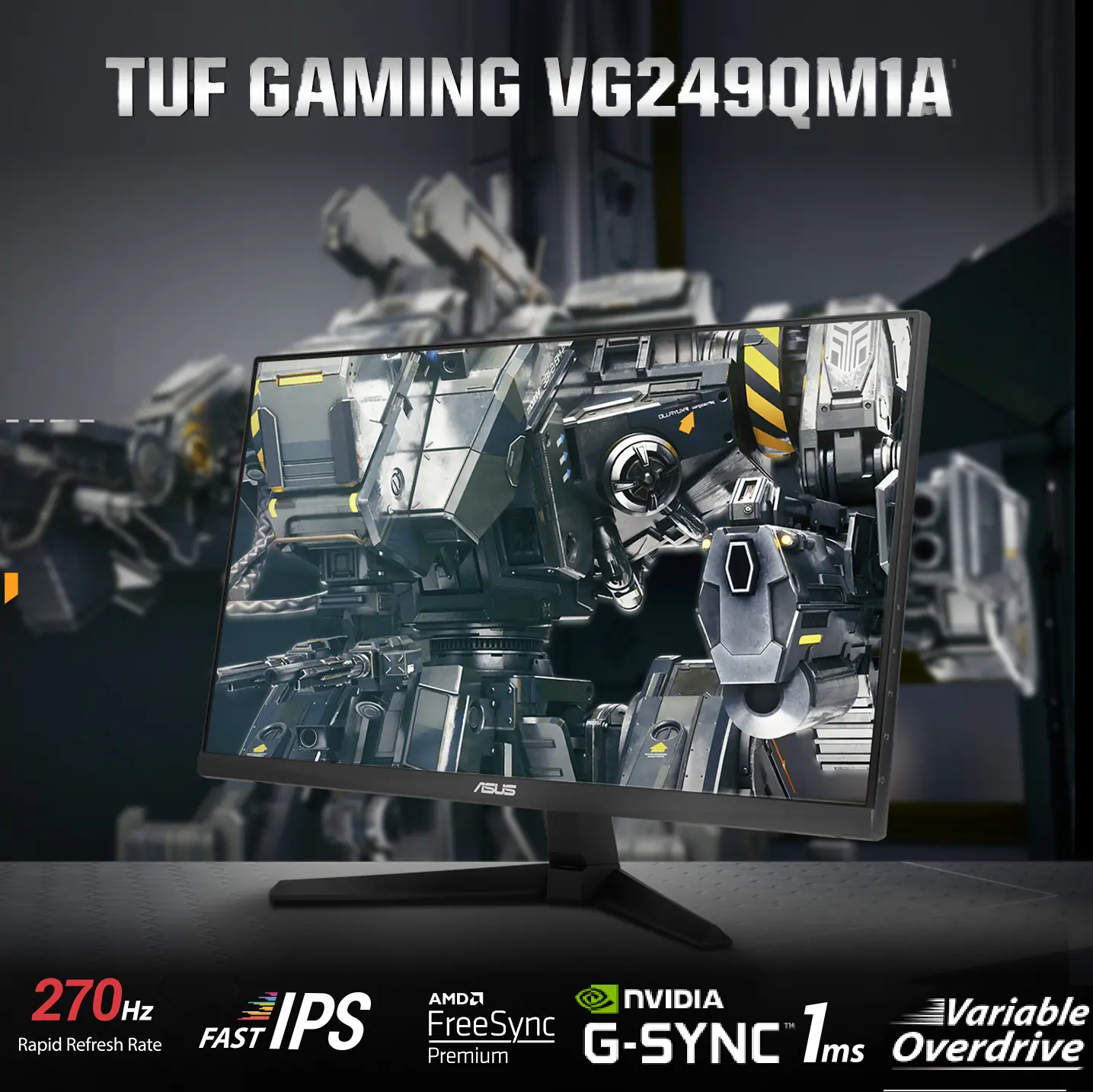 kv1hk ASUS TUF Gaming 24 inch 270Hz IPS 1ms Monitor