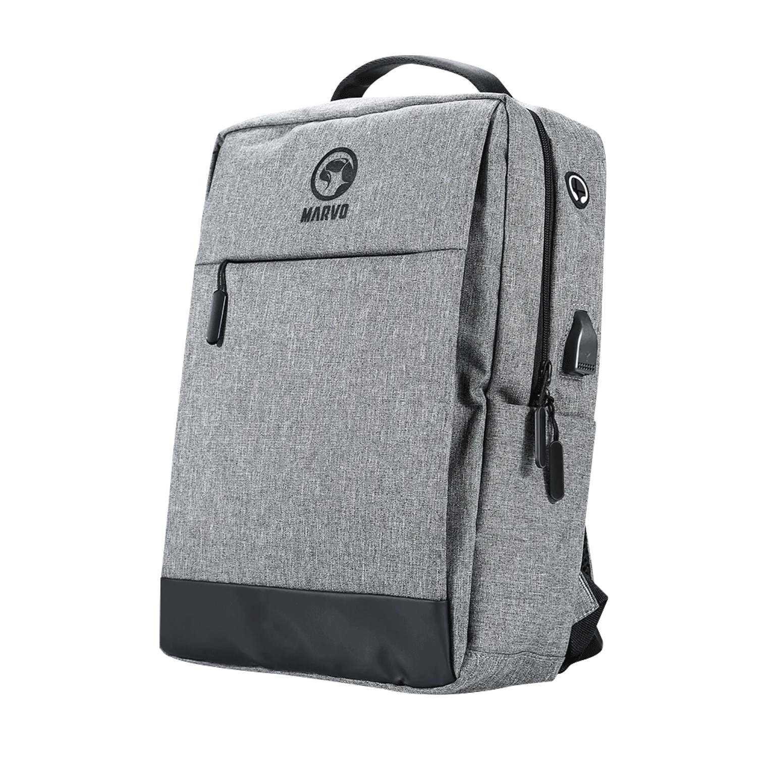 1_2ed5e47d-b513-429d-adf9-ab9ce6c5ed36 MARVO BA-03 Grey Gaming Backpack | 15.6" Laptop Compartment | USB Charging Port | Waterproof & Durable | Breathable Backside | Lightweight (0.7kg) | Max Load 20kg - Image 1