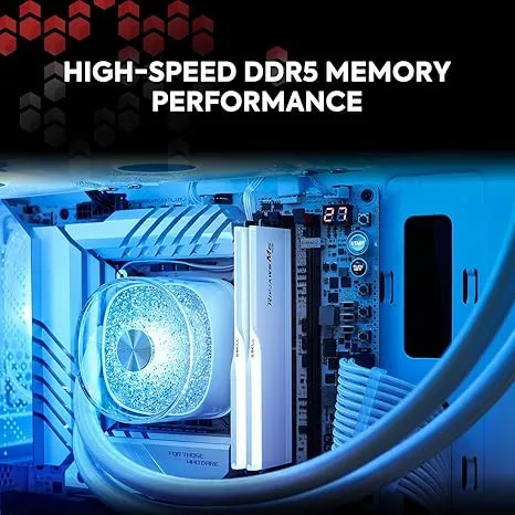 G.SKILL Ripjaws M5 RGB 32GB (2x16GB) DDR5 6400MT/s CL36 Memory Kit, Intel XMP 3.0, Dual-Channel, RGB Lighting, White Heat Spreader, High-Performance Gaming RAM | WHITE F5-6400J3648F16GX2-RM5RW - Image 6