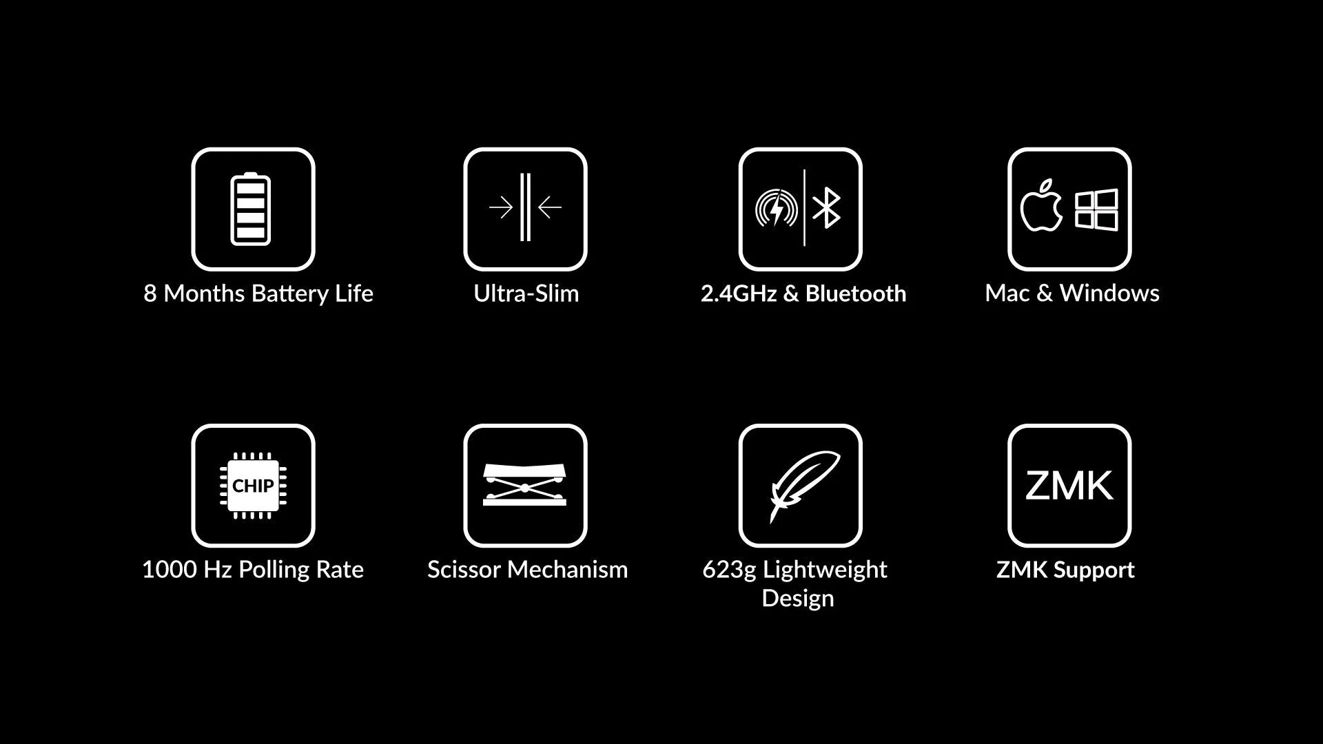 B6-Pro-features Keychron B1 Pro Ultra-Slim Full-Size Wireless Keyboard, 100% Layout, Bluetooth 5.2 & 2.4 GHz, 8-Month Battery Life, USB-C Wired, Mac/Windows/Linux Compatible, Ivory White - Image 5