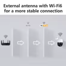 S45583a91c94446b5adea8d2aeb5b9d90j.jpg_220x220q75.jpg_ IMOU Cruiser SC 5MP 3K Outdoor Smart Security Camera, 5MP Resolution, 3K Video, Night Vision, Smart Motion Detection, Two-Way Audio, Weatherproof Design, Remote Access. - Image 4