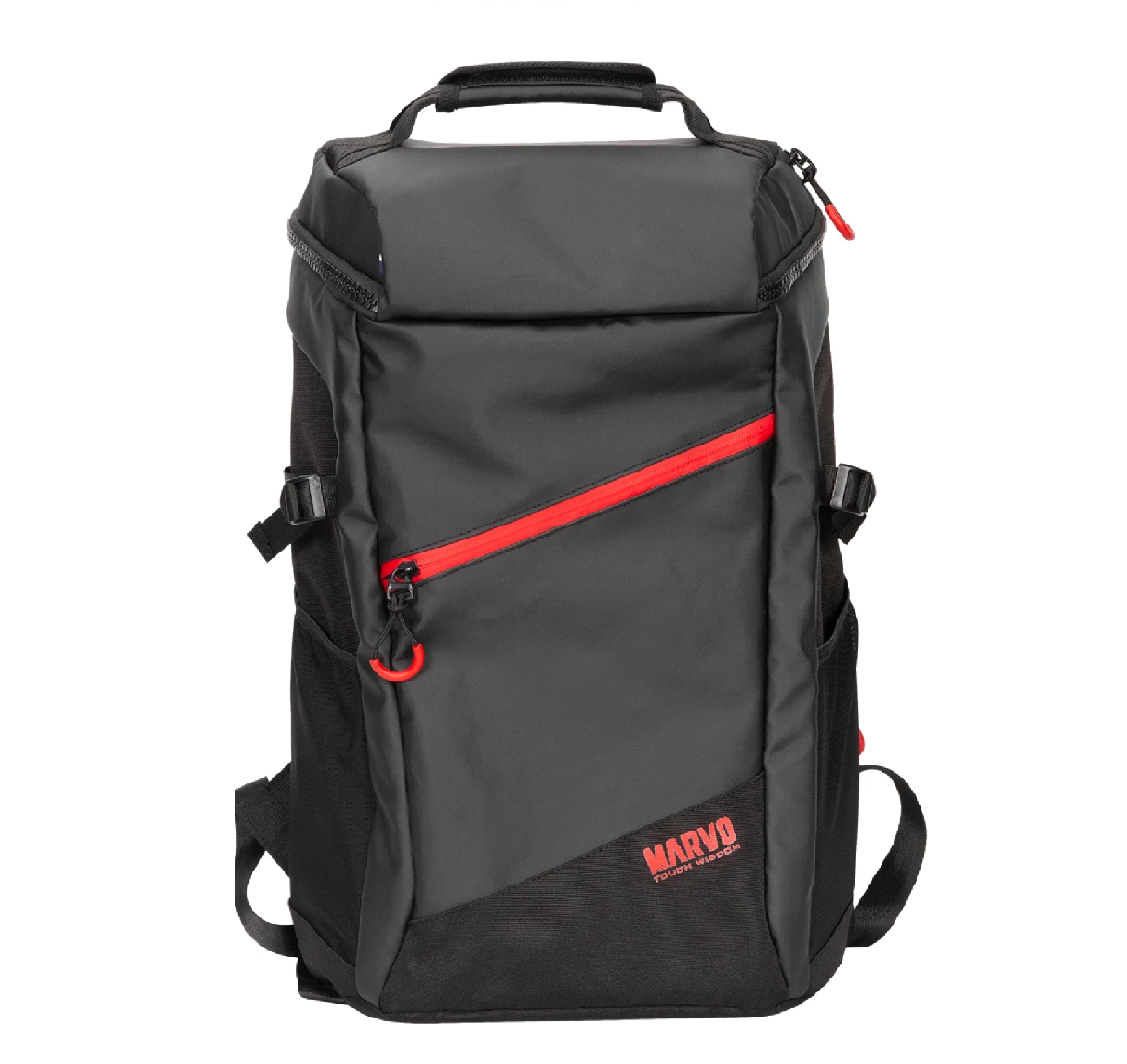 MARVO SCORPION BA-002 Ranger 600G Waterproof Backpack | 15.6” Laptop Compartment | Durable & Ergonomic Design | Gaming Accessories Storage | Black | Lightweight 600g