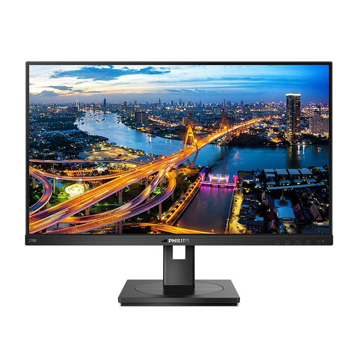 PHILIPS 278B1 27" 4K UHD IPS Monitor – Frameless, Built-in Speakers, USB Hub, Eye Comfort, HDR, Height Adjustable
