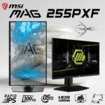 9S6-3BC24M-038 MSI 25 inch 300Hz IPS Monitor w Speakers MSI MAG 255PXF 24.5 inch Gaming Monitor with Built-In Speakers : Rapid IPS, 300Hz Refresh Rate, 0.5ms Response Time, AI Vision, AMD FreeSync™ Premium, HDR Ready, 120% sRGB, Rotatable Height Adjustable
