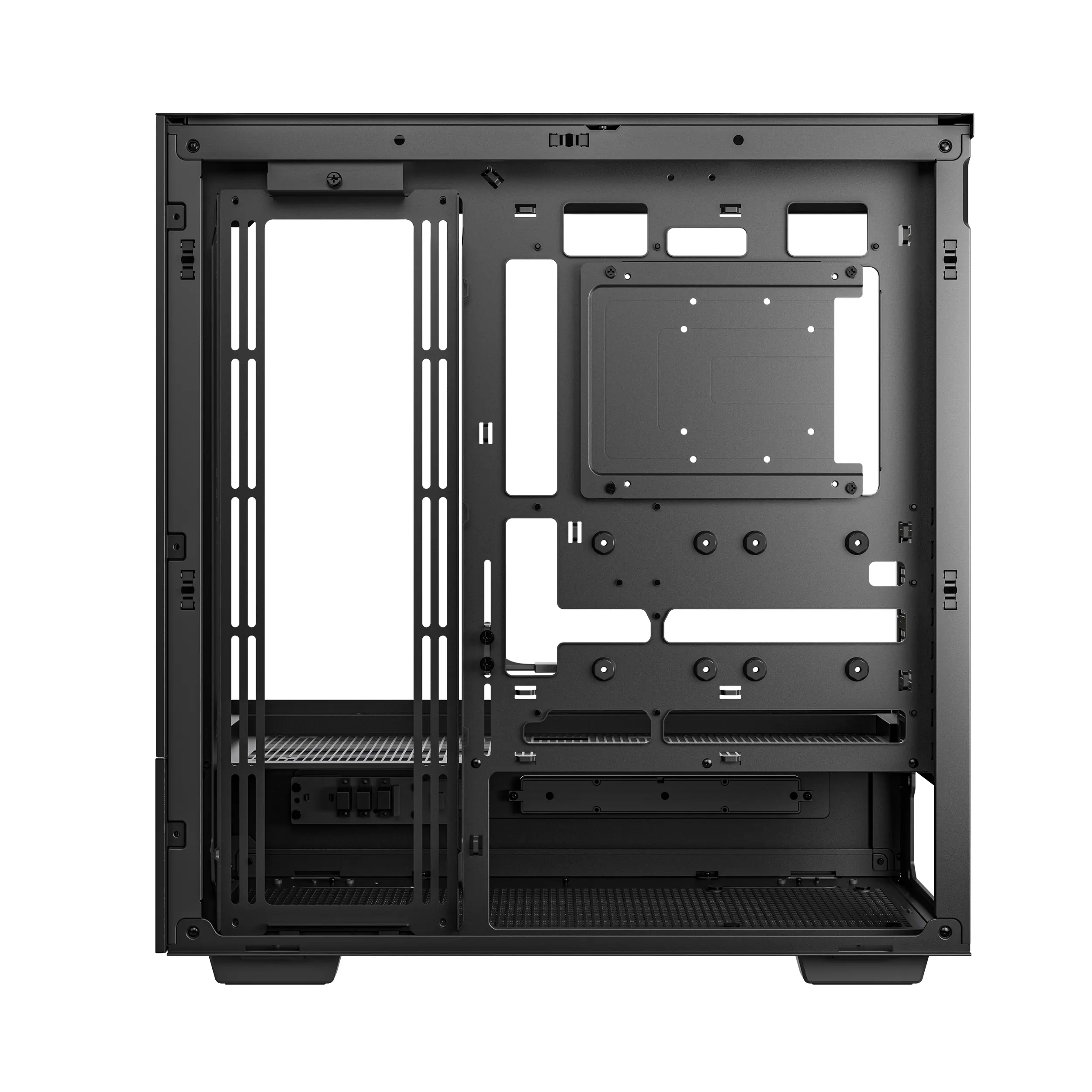 R-CH690-BKNNA0D-G-1 (9) R-CH690-BKNNA0D-G-1 DEEPCOOL CH690 DIGITAL MID TOWER MINI-ITX 450mm BLACK GAMING CASE DeepCool CH690 DIGITAL PC Case With Digital Display, Glass Panel, GPU Holder, USB-C, 450mm GPU, 420mm Radiator, ATX Support, 8 Slots, 3.5”+2.5” Drive Bays, Mesh Mod Option | BLACK