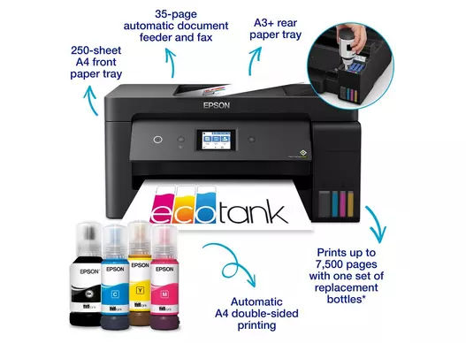 a18460-productpicture-hires-en-int-ecotank_l14150_02_attributes_2000x2000px EPSON EcoTank L14150 A3+ All-in-One Printer – Ultra-Low Cost, High-Speed Printing with ADF, Duplex, Fax, Wi-Fi, Ethernet & 6.8cm Touchscreen - Image 1