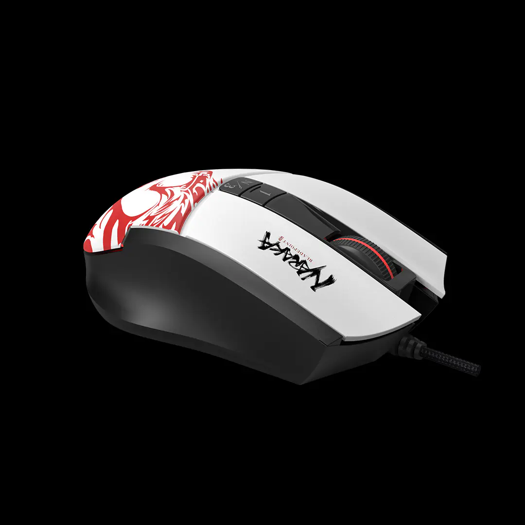 20221221093547_57864 BLOODY L65 MAX RGB Gaming Mouse – Wired, 12K BC3332-A Sensor, 2000Hz Report Rate, 4M Memory, Lightweight Honeycomb Shell, RGB Effects, 35G Acceleration, White - Image 5