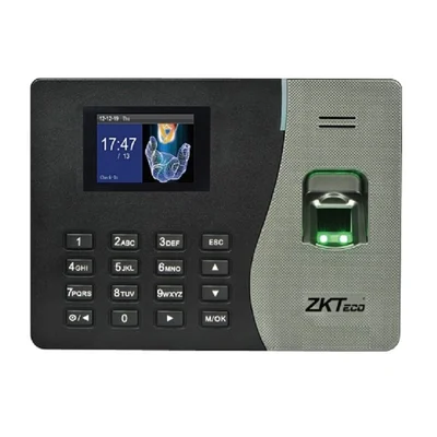 400_400_201907full ZKTeco K14 Biometric Time Attendance Terminal – 3.5” TFT Display, Fingerprint & RFID, 500 Users, 50,000 Logs, TCP/IP & USB, Access Control - Image 1