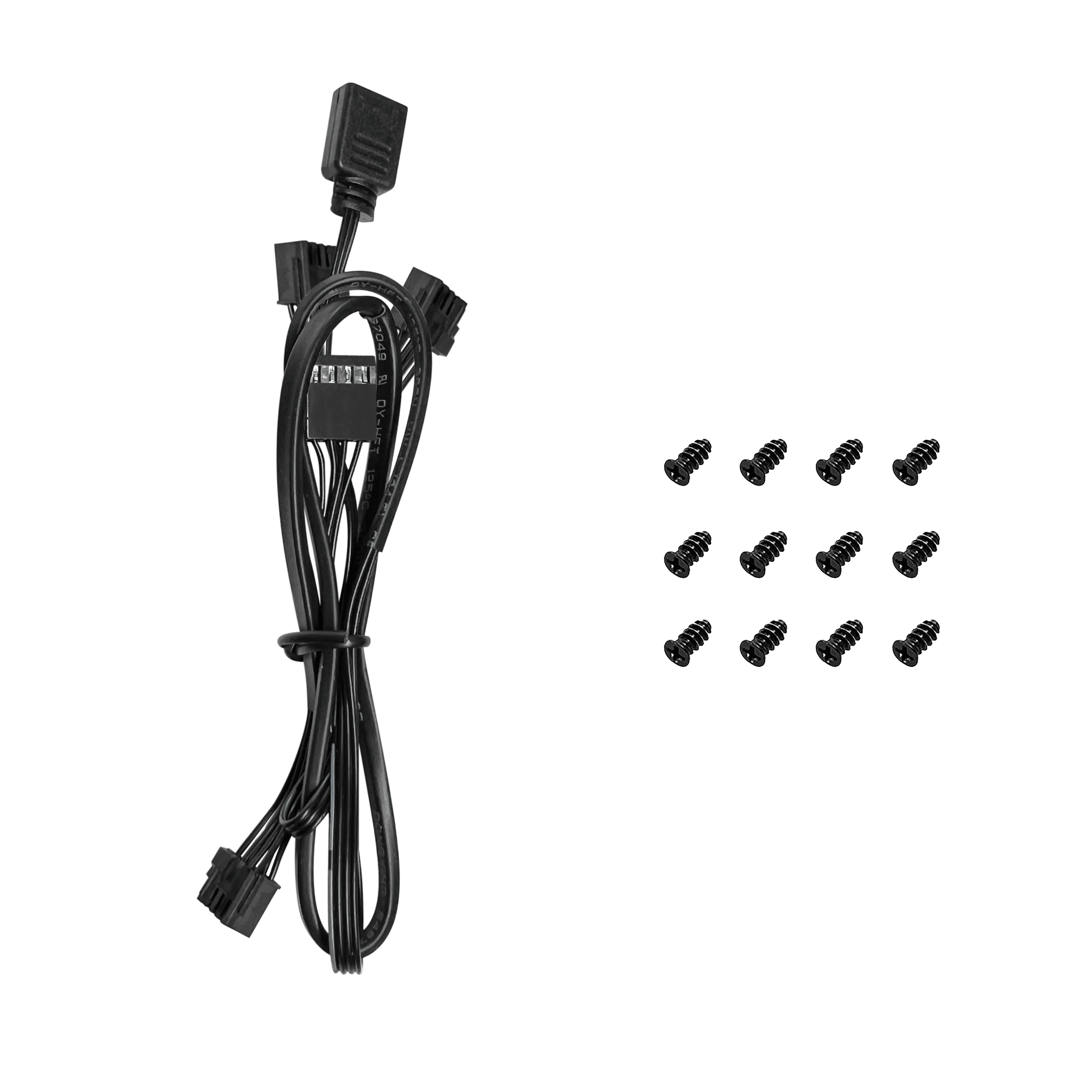 FL12-3 IN 1- (7) R-FL12-BKAPN3-G DEEPCOOL FAN FL12 ARGB 3IN1 120×120×25 mm 3-PIN 5V - BLACK DeepCool FL12-3 IN 1 ARGB PWM Fan Kit, 120mm x3, 500–2150 RPM, 55 CFM, ≤32 dB, Fluid Dynamic Bearing, 36 Gen2 LEDs, PBT Frame, 8-Pin Daisy Chain, Anti-Vibration Pads | BLACK