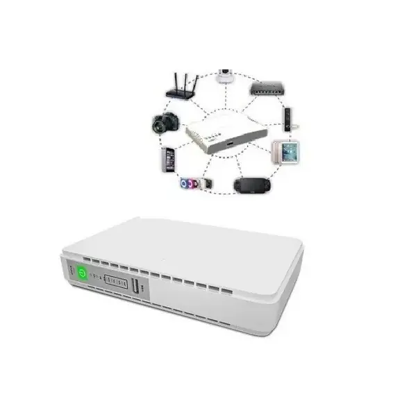 hggyvvy76544ol Mini DC UPS POE DC8800 – Portable Power Backup for Routers, CCTV, and Smart Devices - Image 1