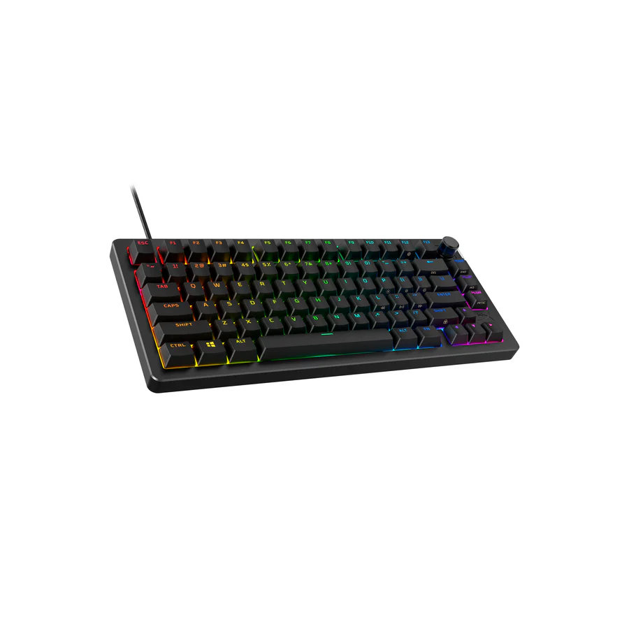 hyperx_alloy_rise_75_us_7g7a4aa_23aba_angle_2_900x HyperX Alloy Rise 75 Mechanical Gaming Keyboard – 75% Layout, Hot-Swappable Red Linear Switches, RGB, Gasket Mounted, Ambient Sensor, 8K Polling, Wired - Image 5