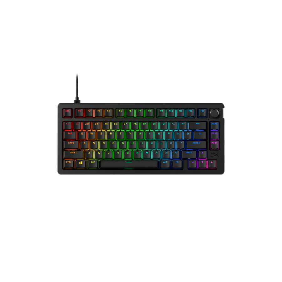 hyperx_alloy_rise_75_us_7g7a4aa_23aba_main_1_900x HyperX Alloy Rise 75 Mechanical Gaming Keyboard – 75% Layout, Hot-Swappable Red Linear Switches, RGB, Gasket Mounted, Ambient Sensor, 8K Polling, Wired - Image 2