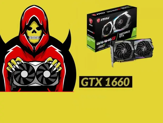 jhujnmkkokp0 MSI GeForce GTX 1660 Ti GAMING X 6GB GDDR6 Graphics Card – Dual Fan, 1875 MHz Boost Clock, VR Ready, 4 Display Support, G-SYNC, 8-Pin Power - Image 1