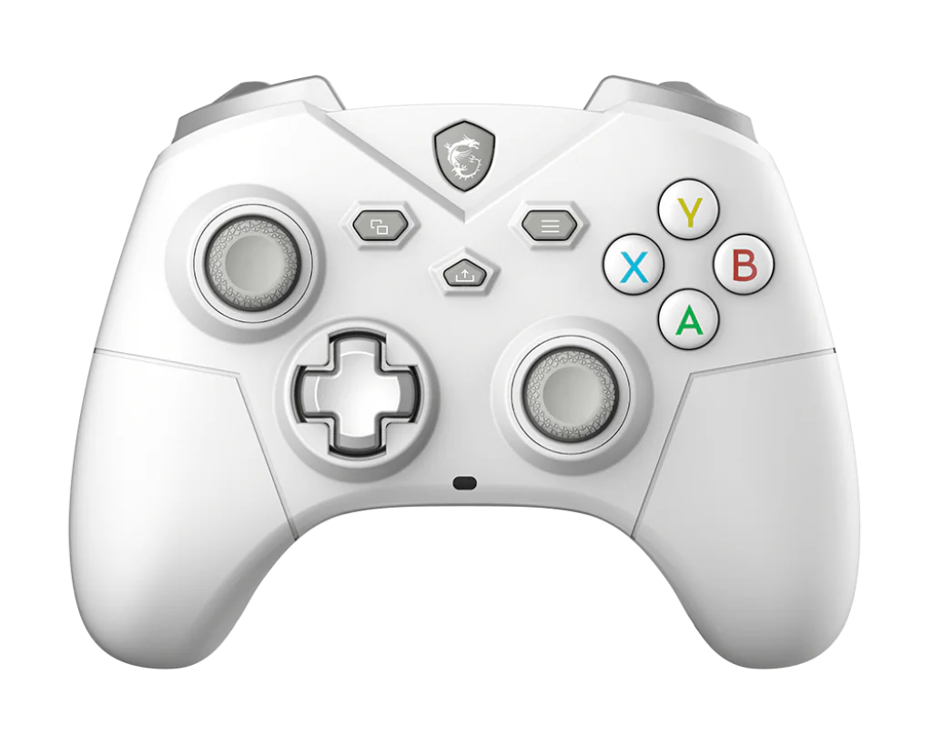 1024 MSI FORCE GC300 Wireless Gaming Controller – White | Dual Vibration | Hall Effect Triggers | 20hr Battery | Bluetooth/2.4GHz/USB-C | PC/Android Compatible - Image 2