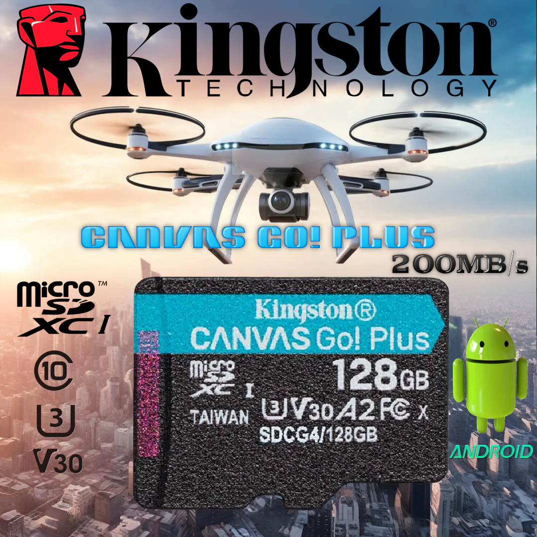 128gb Kingston Canvas Go Plus SDCG4/128GB KINGSTON CANVAS GO PLUS 128GB 200MB/s MICRO SD CLASS 10 ADROID/WIN Kingston Canvas Go Plus 128GB MicroSD Card – Up To 200MB/s Read, 160MB/s Write, UHS-I U3 V30 A2 Speed, For Android, Gaming, Drones & 4K Action Cams – SD Adapter Included