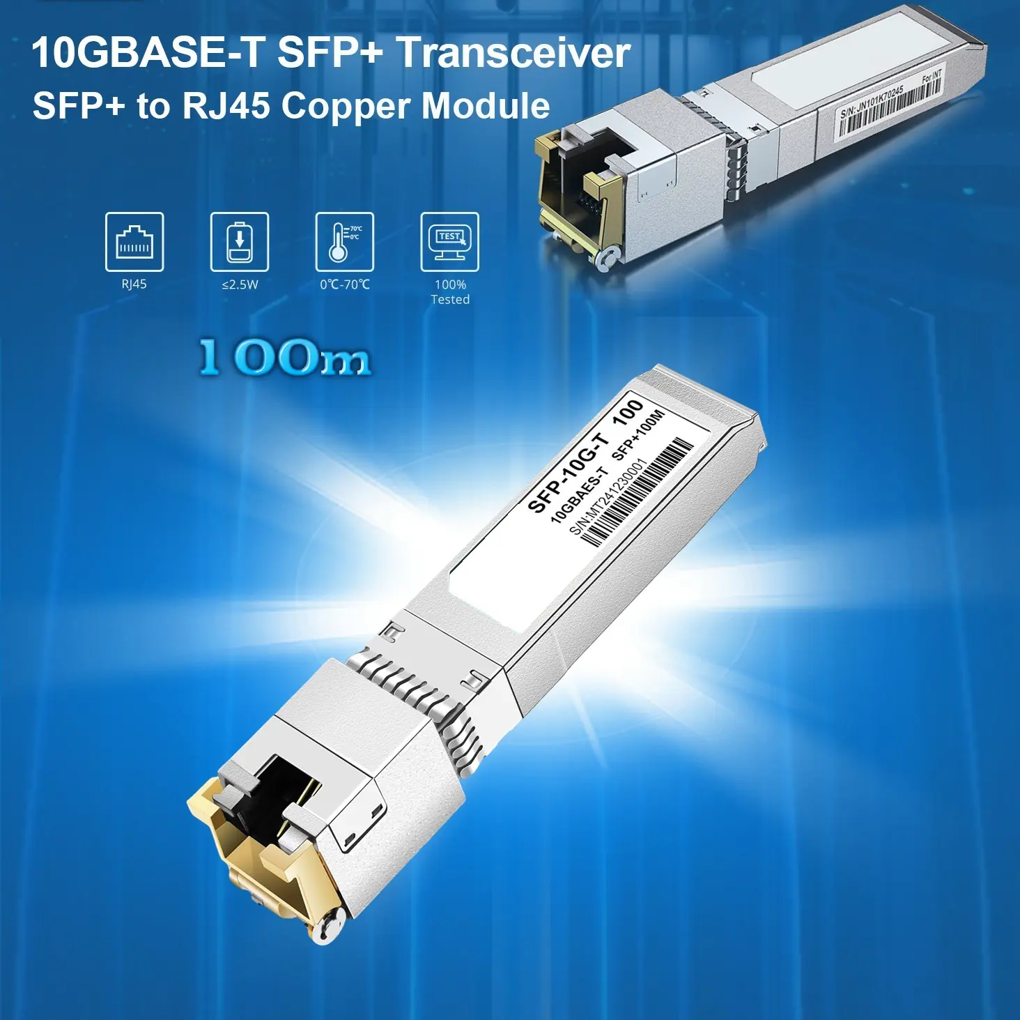 340c5e3d-b7fe-4872-85f6-451793d93022.__CR0,0,1464,600_PT0_SX1464_V1___ (1) AXON-SFP-10G-T-100M AXON SFP 10G 100M RJ45 AXON SFP-10G-T-100 Compatible 10GBASE-T SFP+ Copper Transceiver With Broadcom Chip, ≤1.8W Power, 100m RJ-45 Support, Hot Pluggable, IEEE-Compliant  | AXON-SFP-10G-T-100M