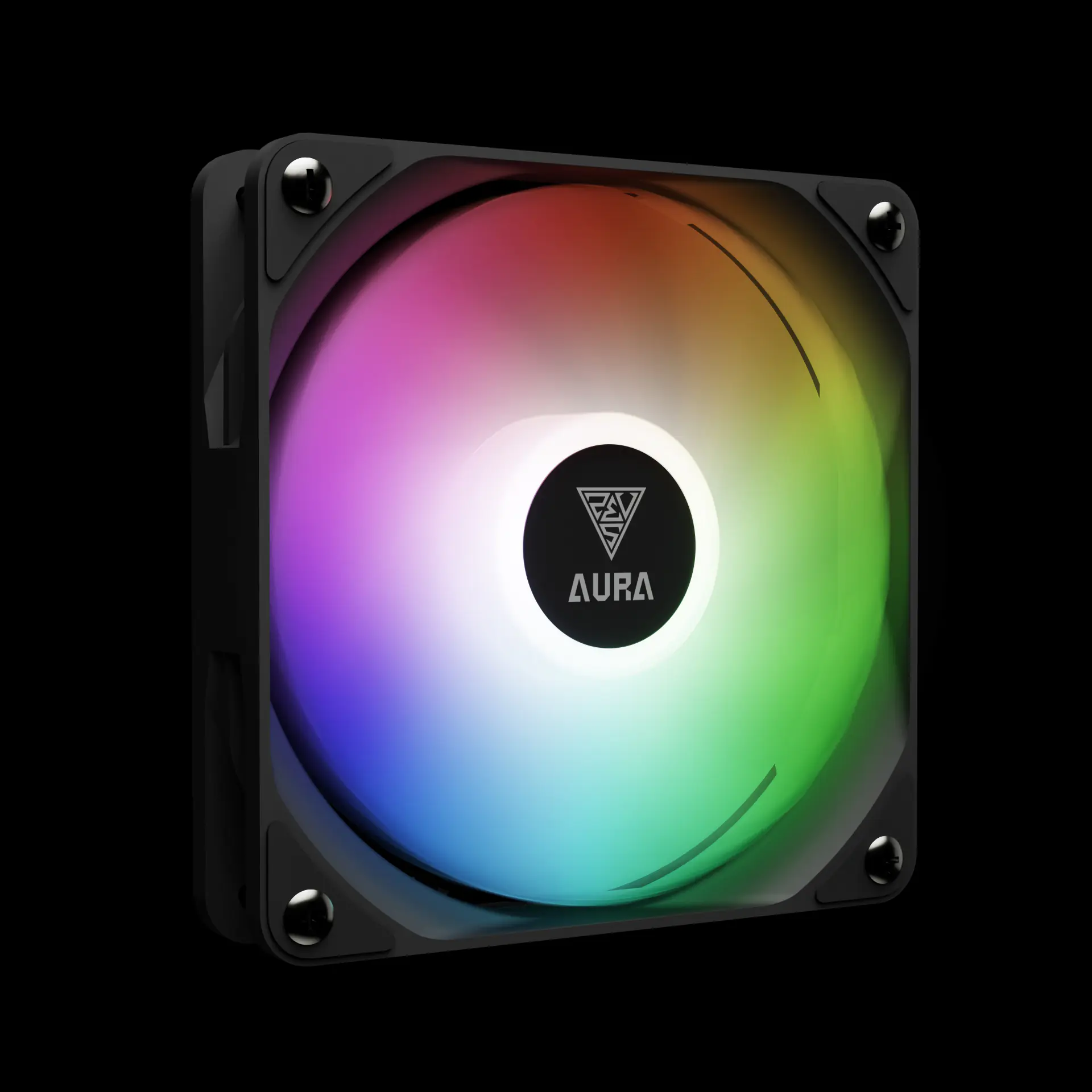 AURA_GL360_DIGITAL_Exh6 AURA-GL360-DIGITAL-B GAMDIAS AURA GL360 LIQUID COOLER DIGITAL 3xARGB PWM BLACK GAMDIAS AURA GL360 Digital Liquid Cooler With 2.1” Real-Time Display, ARGB PWM Fans, Copper Base, 73.7 CFM Airflow, 396mm Radiator, AM5 & LGA 1851 Support, Zeus Cast Software | BLACK