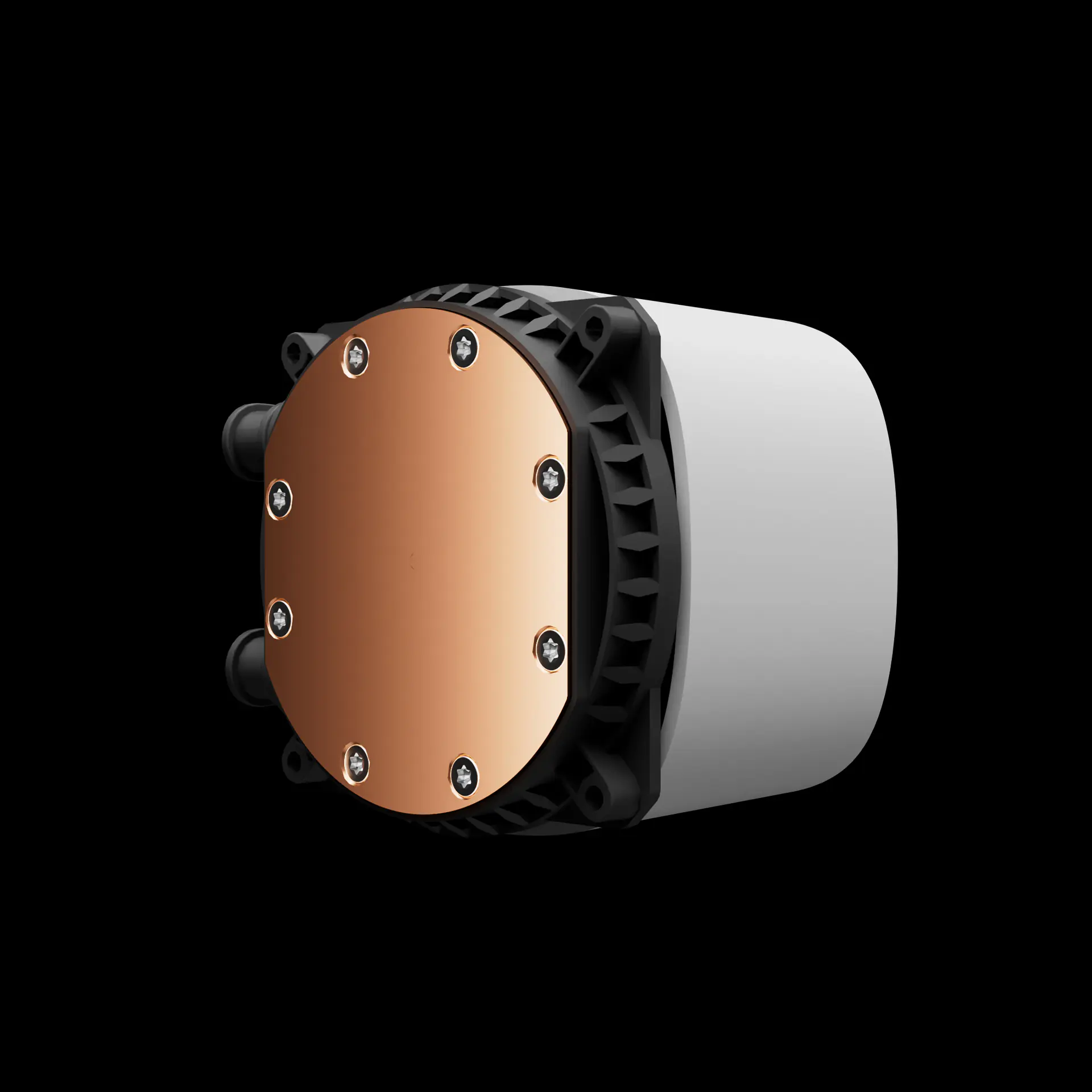 AURA_GL360_DIGITAL_WH_Exh5 AURA-GL360-DIGITAL-W GAMDIAS AURA GL360 LIQUID COOLER DIGITAL 3xARGB PWM WHITE GAMDIAS AURA GL360 Digital WH Liquid Cooler With 2.1” Real-Time Display, ARGB PWM Fans, Copper Base, 73.7 CFM Airflow, 396mm Radiator, AM5 & LGA 1851 Support, Zeus Cast Software | WHITE