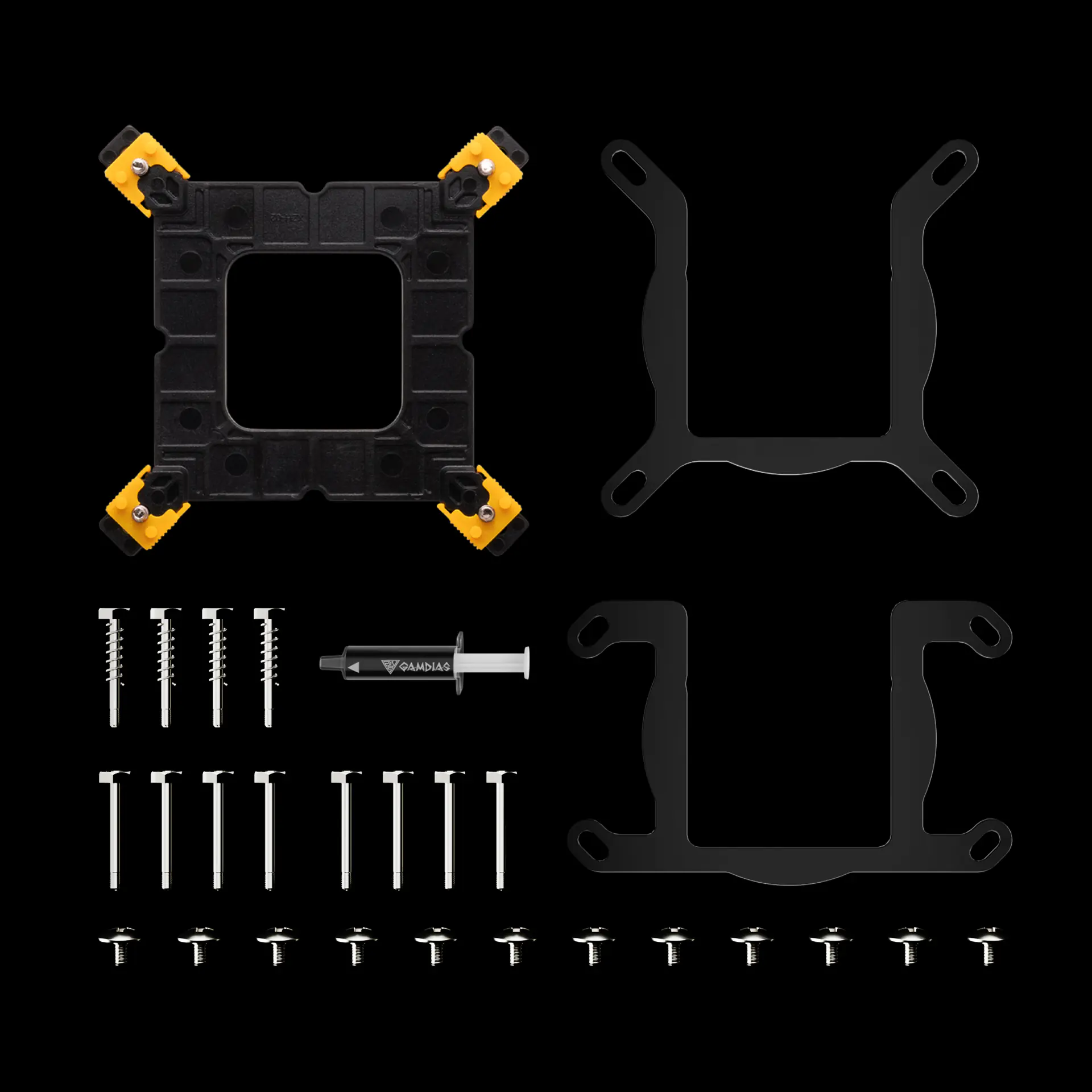 AURA_GL360_DIGITAL_WH_Exh8 AURA-GL360-DIGITAL-W GAMDIAS AURA GL360 LIQUID COOLER DIGITAL 3xARGB PWM WHITE GAMDIAS AURA GL360 Digital WH Liquid Cooler With 2.1” Real-Time Display, ARGB PWM Fans, Copper Base, 73.7 CFM Airflow, 396mm Radiator, AM5 & LGA 1851 Support, Zeus Cast Software | WHITE