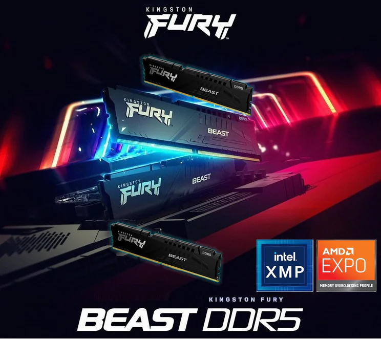 Intel XMP & AMD EXPO 346iouio FK552C40BBK4-128 Kingston Fury Beast 32GB 6000MTs DDR5 RAM CL40 Kingston Fury Beast 128GB RAM Kit (4 x 32GB) 5200MT/s DDR5 CL40 1.25V Desktop Memory FOUR Modules | Intel XMP & AMD EXPO | Plug N Play | 288-Pin DIMM | KF552C40BBK4-128 Kingston FURY Beast 128GB (4 x 32GB) 288-Pin PC RAM DDR5 5200 (PC5 41600) Memory (Desktop Memory) Model KF552C40BBK4-128