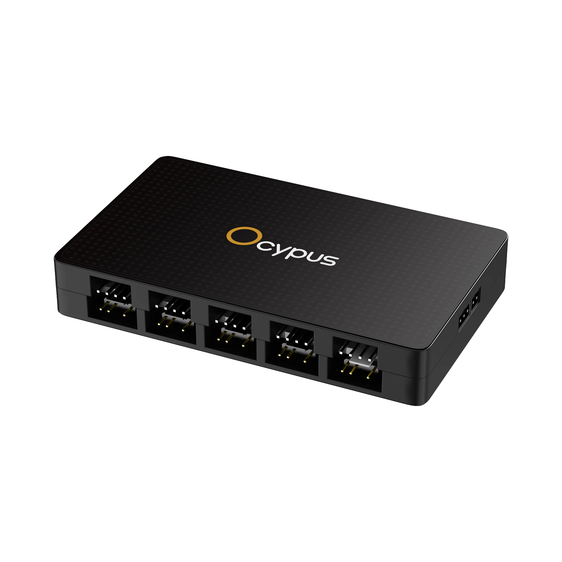 17314870972200aa4b9524f6d3e50f4a4080fa1bca9c7 OCYPUS Delta EH10 ARGB Fan Hub Controller – Supports 10x 4-Pin PWM Fans + 10x 3-Pin ARGB, Magnetic Mount, SATA Power, Smart Safety, M/B Sync, Black - Image 2