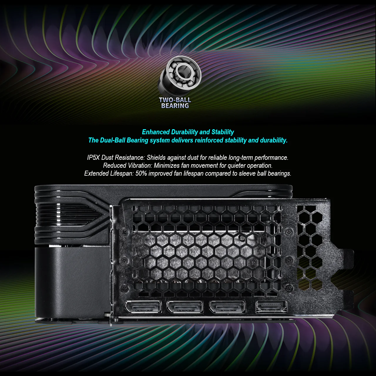 PALIT GeForce RTX™ 5080 GameRock OC-sdhgh4372457- NE75080T19T2-GB2030G PALIT GAMEROCK RTX 5080 OC 16GB 3XFANS Palit GeForce RTX 5080 GameRock OC 16GB GDDR7 With DLSS 4, ARGB Sync Evo, Vapor Chamber, TurboFan 4.0, PCIe 5.0, 2730 MHz Boost Clock & AI Ray Tracing Technologies