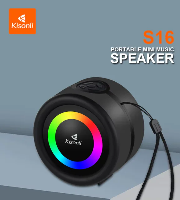 Screenshot 2025-07-16 125113 KISONLI S16 RGB Bluetooth Speaker – Wireless 5W Output, 500mAh Battery, BT 5.0, Type-C Charging, RGB LED, Compact Portable Music Speaker for PC, Mobile, Outdoor Use - Image 1
