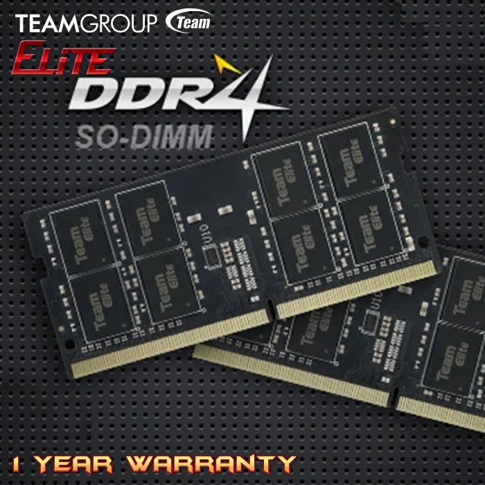 ww-- TEAMGROUP-Elite-DDR4-32GB-Single-3200MHz-Notebook-PC-Computer-Memory-Module-Ram TED432G3200C22-S01 RAM TEAM GROUP ELITE 32GB 3200MHZ NOTEBOOK TeamGroup Elite 32GB DDR4 3200MHz CL22 SODIMM RAM – 1.2V, PC4-25600, Unbuffered, Non-ECC, 260-Pin Single Module for Laptops & Notebooks | TED432G3200C22-S01 ELITE DDR4 LAPTOP MEMORY 32GB(1x32GB) 3200MHz CL22 25600 MB/s 1.2V TED432G3200C22-S01
