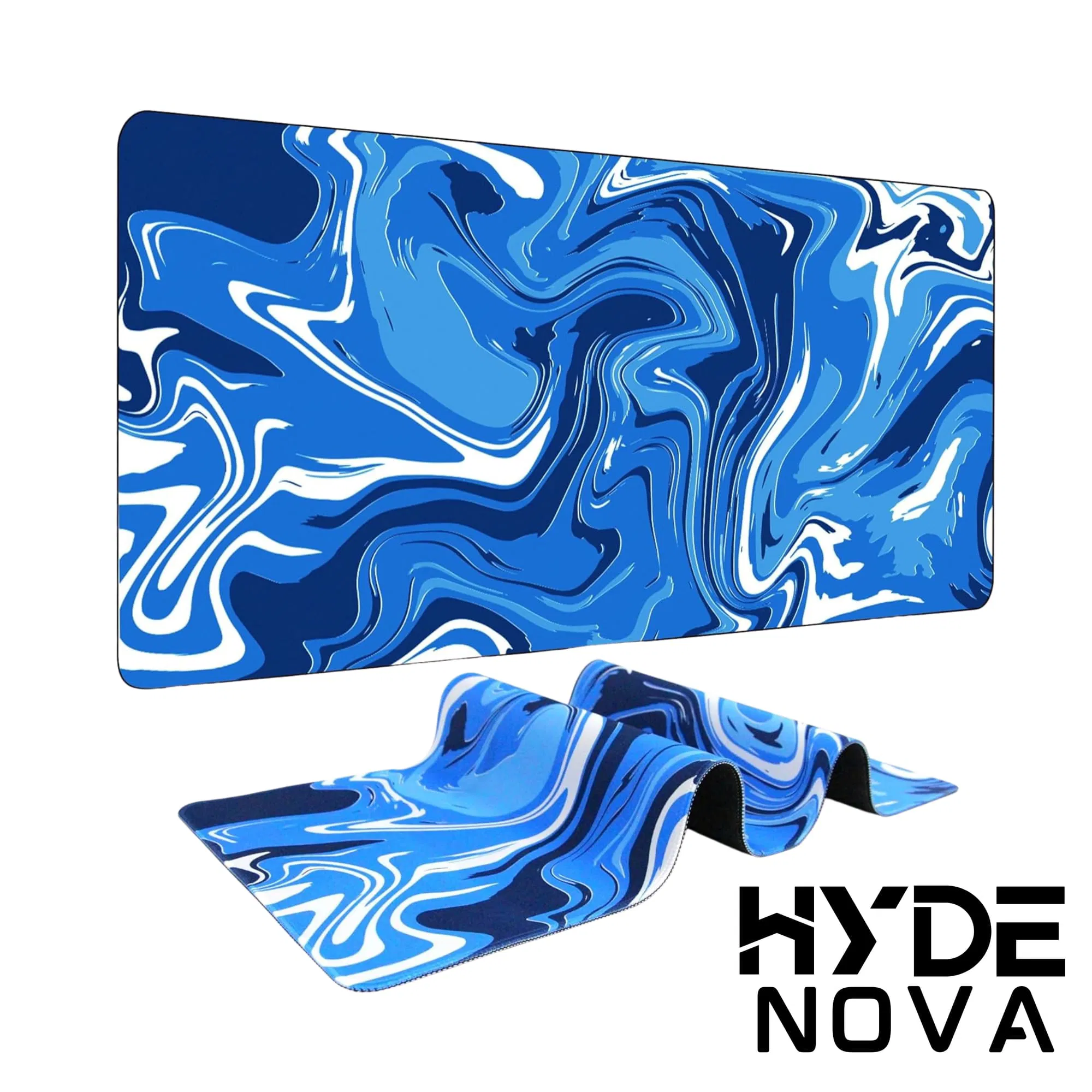 Hyde Nova XXL Liquid Gaming Mouse Pad 900×400mm – Extended Speed Surface, Non-Slip Rubber Base, Water-Resistant, Anti-Fray Stitched Edges