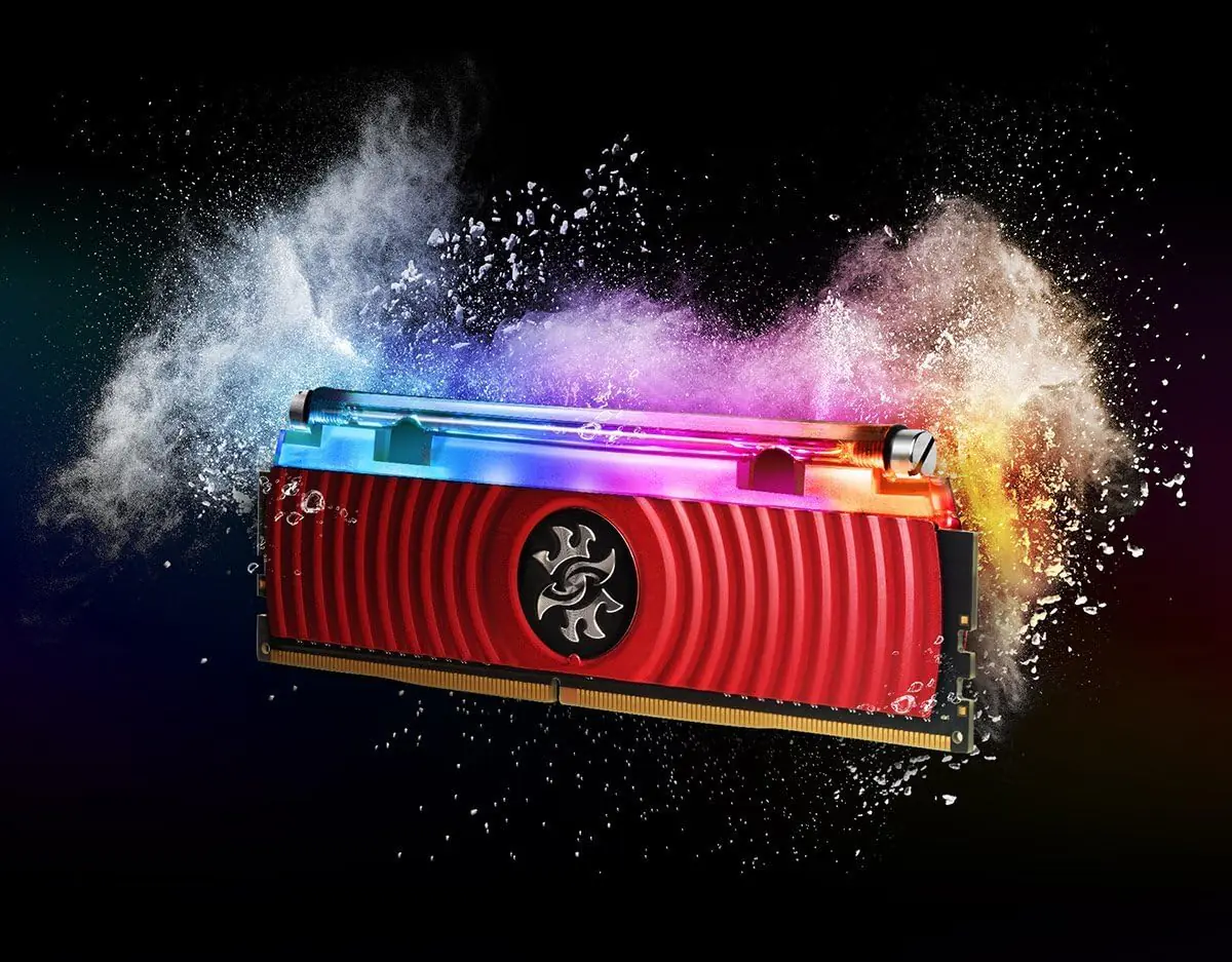 714MmBqzkwL._AC_SL1200_ ADATA XPG Spectrix D80 16GB (2x8GB) DDR4 3600MHz CL17 RGB RAM – Hybrid Liquid-Air Cooling, 1.35V, 10-Layer PCB, RGB Sync Compatible, Gaming Memory Kit - Image 1