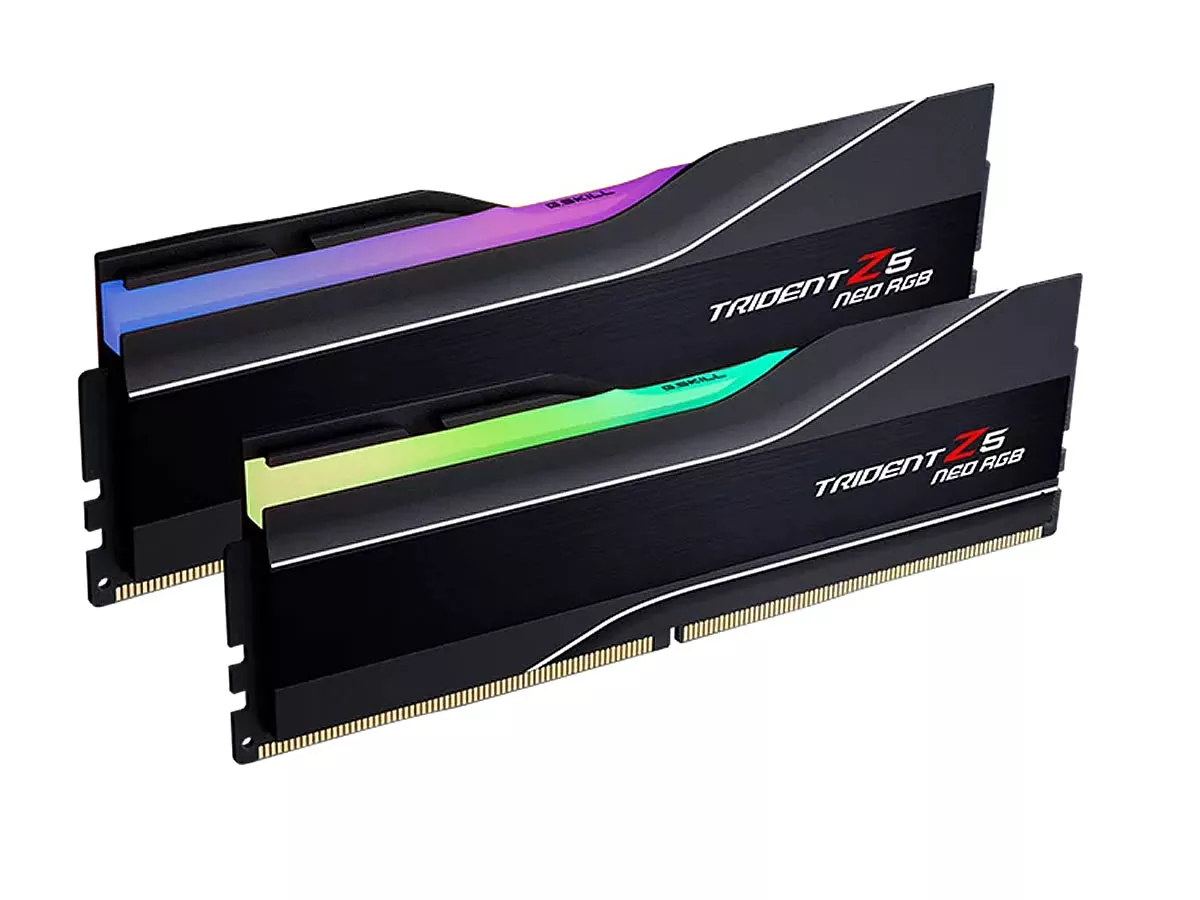 01696751355 G.SKILL Trident Z5 Neo RGB 32GB (2×16GB) DDR5 8000 CL38-48-48-128 | AMD EXPO Overclock Profile | U-DIMM 288-Pin | RGB Lighting | High-Speed Desktop Memory - Image 1