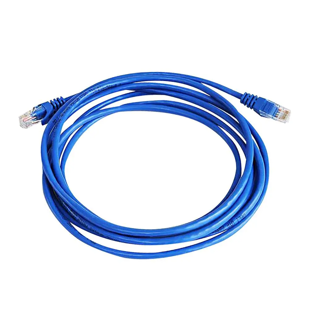 CAT6 Ethernet Cable 1M Blue | High-Performance 100% Copper LAN Cable, 10Gbps up to 50m, Fluke Tested, Snagless Design, Backward Compatible with Cat5e