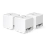 MERCUSYS Halo H60X AX1500 Whole Home Mesh Wi-Fi System 3-Pack – Dual-Band 1500 Mbps, Covers 6,000 ft², Connects 100+ Devices, Seamless Roaming, Full Gigabit Ports - Image 3