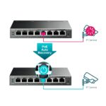TP-Link TL-SG108PE 8-Port Gigabit Easy Smart Switch – 4× PoE+ Ports 64W Budget, VLAN, QoS, IGMP Snooping, Auto-Recovery, Fanless Metal Case, Desktop/Wall-Mount - Image 7