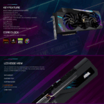 GIGABYTE-AUROS-3080- GIGABYTE AUROS 3080 USED 10GB BLACK AORUS GeForce RTX 3080 XTREME 10G 10GB GDDR6X 8704 CUDA Cores 1905MHz Core Clock Max-Covered Cooling LCD Edge View RGB Fusion 2.0 320-Bit PCIe 4.0 | USED ~ GV-N3080AORUS X-10GD