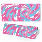 Hyde Nova Bubble Gum Splash Mousepad 90x40 | XXL Gaming Desk Mat | Smooth Precision Surface | 4mm Comfort Padding | Non-Slip Rubber Base | Anti-Fray Stitched Edges - Image 2