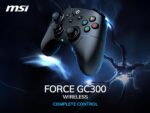 MSI Force GC300 Wireless Black Controller With 2-Level Hall Triggers, Dual Vibration, Rear Macro Buttons, 20H Battery, Bluetooth/2.4GHz/USB-C CONNECTIVITY, 3.5mm Analog,  PC & Android Support