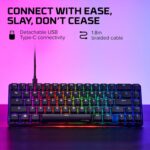 ALLOY-ORIGIN-65%-OB HYPERX ALLOY ORIGIN 65% OPENBOX KEYBOARD AQUA SWITCH HyperX Alloy Origins 65 Gaming Keyboard – Aqua Tactile Switches, 65% Compact Aluminum Frame, RGB Backlit PBT Keycaps, Detachable USB-C, Anti-Ghosting & NGENUITY Control | BLACK