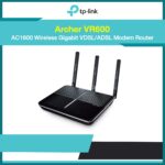 TP-Link Archer VR600 AC1600 VDSL/ADSL Modem Router – Dual-Band Wi-Fi 1.6Gbps, Beamforming, Gigabit LAN, EWAN/USB Backup, Tether App, Parental Controls, VPN Support