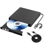 DVD Writer External Optical Drive USB 3.0 & Type-C | High-Speed 8X DVD / 24X CD Read & Write | Plug & Play | Dual Interface | Compatible with Windows & Mac | No Power Adapter Needed - Image 2
