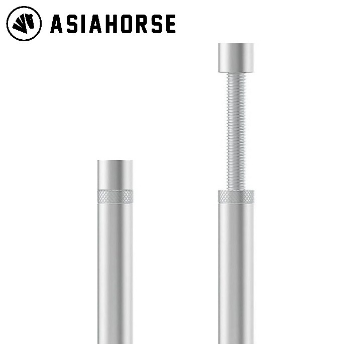 Asiahorse Lifting Jack Plus GPU Holder – Adjustable Support Bracket 75mm to 120mm Height, Anti-Sag Design for Graphics Cards, Compact & Durable Silver