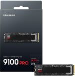 SAMSUNG 9100 PRO 2TB PCIe 5.0 NVMe M.2 SSD – Gen5 14,700MB/s Read, 13,300MB/s Write, AI & Gaming-Optimized, 5nm Controller, Magician Software, Black (No Heatsink) - Image 2