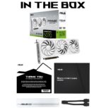 90YV0M19-MVAA00 ASUS PRIME RTX 5070 12GB GDDR7 OC TRIPPLE FAN WHITE ASUS Prime GeForce RTX 5070 White OC Edition 12GB GDDR7 Graphics Card – AI 988 TOPS, 2587MHz OC Mode, 6144 CUDA Core, DLSS 4, PCIe 5.0, 2.5-Slot SFF Design, Dual BIOS, Axial-Tech Cooling, Blackwell Architecture Powerhouse