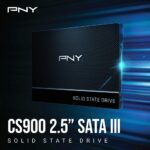 SSD7CS900-1TB-RB PNY CS900 SSD 1TB 2.5 SATA READ 550MB/S WRITE 500MB/S PNY CS900 2.5'' SATA III 1TB SSD, High-Speed 535MB/s Read 515MB/s Write, Durable Non-Volatile NAND, Energy Efficient, Ideal HDD Replacement | SSD7CS900-1TB-RB