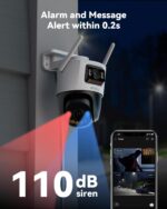 IMOU Cruiser Dual 2 (6MP Dual-Lens WiFi 6 Camera) | 3MP+3MP Pan/Tilt & Fixed Lenses, Human/Vehicle Detection, Red & Blue Warning Lights, Smart Full-Color Night Vision, H.265 Compression - Image 7